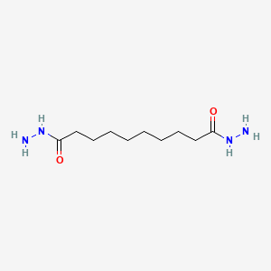 Chemical structure of Sebacic Dihydrazide