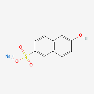 Chemical structure of 2-Naphthol-6-sulfonic acid sodium