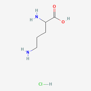 Chemical structure of DL-Ornithine Monohydrochloride