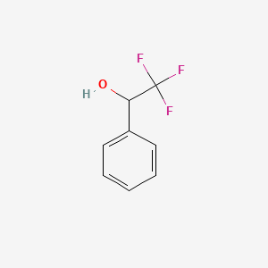 Chemical structure of (S)-(+)-α-(Trifluoromethyl)benzyl Alcohol