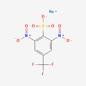 Chemical structure of Sodium 2,6-Dinitro-4-(trifluoromethyl)benzenesulfonate