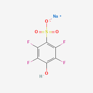 Chemical structure of Sodium 2,3,5,6-Tetrafluoro-4-hydroxybenzenesulfonate