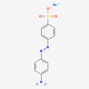 Chemical structure of Sodium 4-Aminoazobenzene-4'-sulfonate