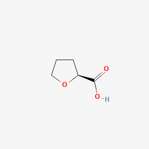 Chemical structure of Tetrahydro-2-furoic acid, (-)-