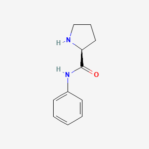 Chemical structure of L-Prolinanilide
