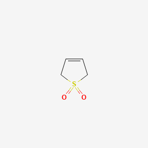 Chemical structure of 3-Sulfolene