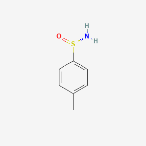 Chemical structure of (S)-(+)-p-Toluenesulfinamide