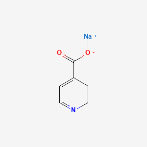 Chemical structure of Sodium Isonicotinate