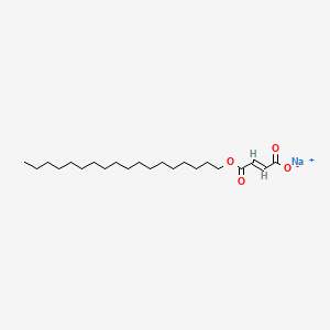 Chemical structure of Sodium Stearyl Fumarate