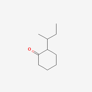Chemical structure of 2-sec-Butylcyclohexanone (mixture of isomers)