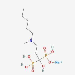 Chemical structure of Sodium Ibandronate