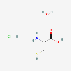Chemical structure of DL-cysteine hydrochloride hydrate
