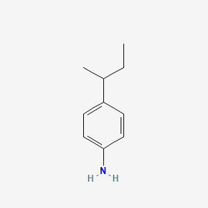 Chemical structure of 4-sec-Butylaniline