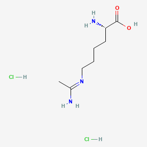 Chemical structure of N-Iminoethyl-L-lysine dihydrochloride