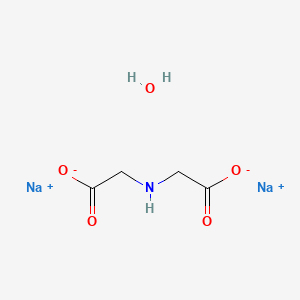 Chemical structure of Sodium iminodiacetate dibasic hydrate