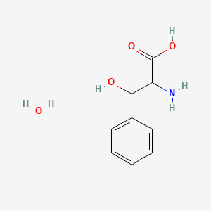 Chemical structure of DL-3-Phenylserine hydrate