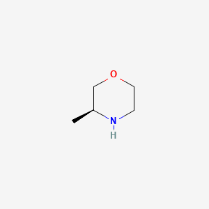 Chemical structure of (3S)-3-methylmorpholine