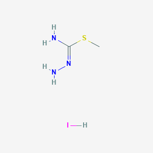 Chemical structure of S-Methylisothiosemicarbazide hydroiodide