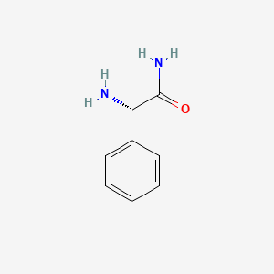 Chemical structure of (S)-2-Amino-2-phenylacetamide