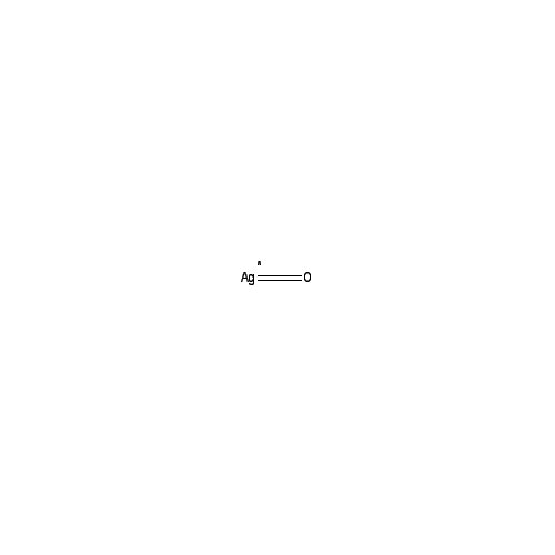 Chemical structure of Silver(II) oxide