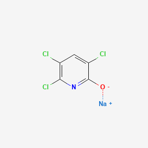 Chemical structure of Sodium 3,5,6-trichloropyridin-2-olate