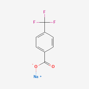 Chemical structure of Sodium 4-(trifluoromethyl)benzoate