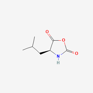 Chemical structure of (S)-4-Isobutyloxazolidine-2,5-dione