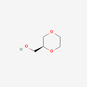 Chemical structure of (S)-(1,4-Dioxan-2-yl)methanol