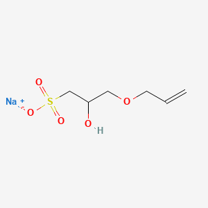 Chemical structure of 3-Allyloxy-2-hydroxy-1-propanesulfonic acid sodium salt solution