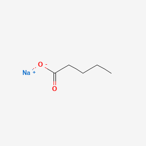 Chemical structure of Sodium Valerate