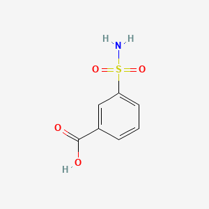 Chemical structure of 3-Sulfamoylbenzoic acid