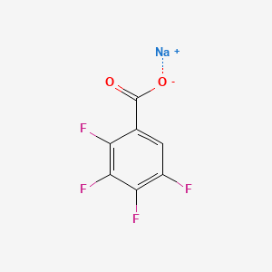 Chemical structure of Sodium 2,3,4,5-tetrafluorobenzoate