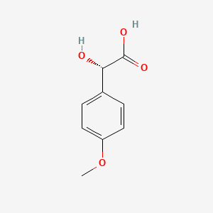 Chemical structure of (S)-2-Hydroxy-2-(4-methoxyphenyl)acetic Acid