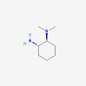 Chemical structure of (1S,2S)-N1,N1-Dimethylcyclohexane-1,2-diamine