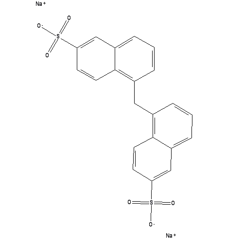 Chemical structure of Sodium poly[(naphthaleneformaldehyde)sulfonate]