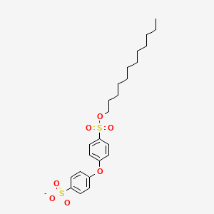 Chemical structure of sodium dodecyl diphenyl ether disulfonate