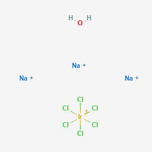 Chemical structure of Sodium hexachloroiridate(III) hydrate