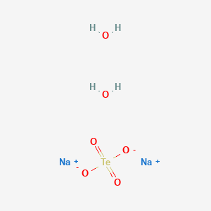 Chemical structure of Sodium tellurate(VI) dihydrate