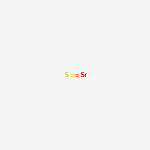 Chemical structure of Strontium sulfide