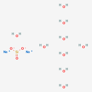 Chemical structure of Sodium silicate nonahydrate