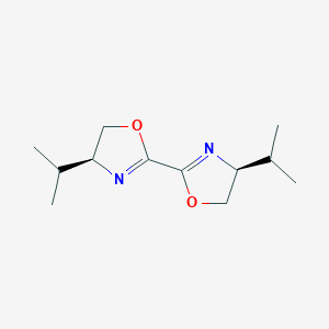 Chemical structure of (S,S)-4,4'-diisopropyl-4,5,4',5'-tetrahydro[2.2]bioxazolyl