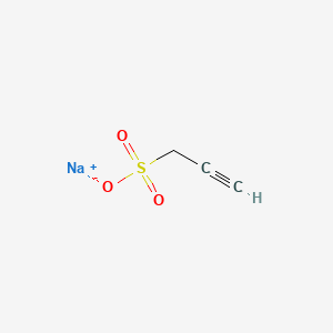 Chemical structure of Sodium propynesulfonate