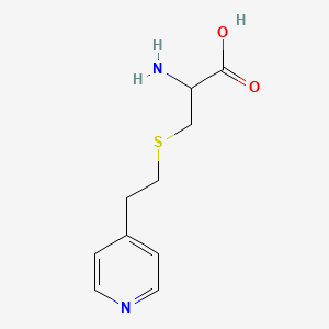 Chemical structure of S-(2-Pyridin-4-ylethyl)cysteine