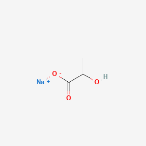 Chemical structure of Lactate sodium