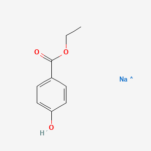 Chemical structure of Sodium ethylparaben