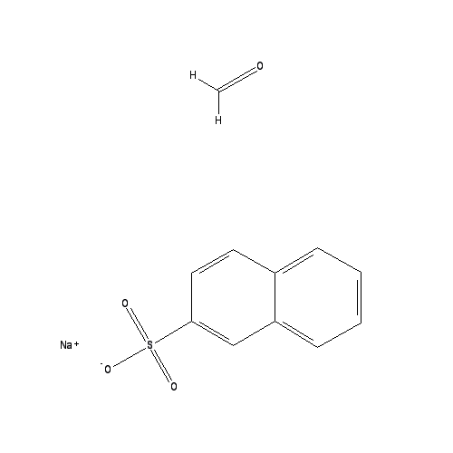 Chemical structure of Sodium salt of polynaphthalene sulphonic acid
