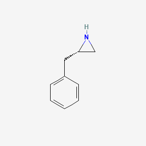 Chemical structure of (S)-2-Benzylaziridine
