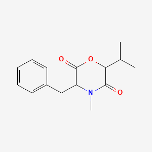 Chemical structure of (3S,6R)-Lateritin