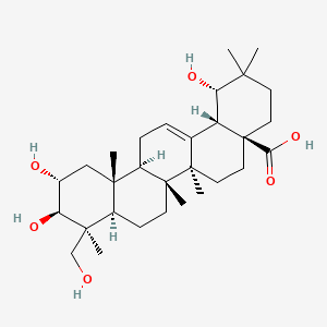 Chemical structure of Sericic acid