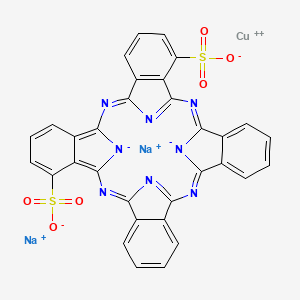 Chemical structure of Solvent Blue 38